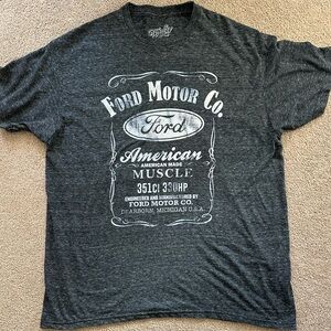 Ford Charcoal Gray Short Sleeve Tee